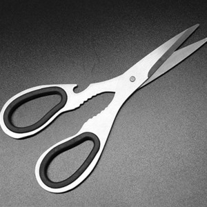 Plieninės virtuvinės žirklės "Patogumas"