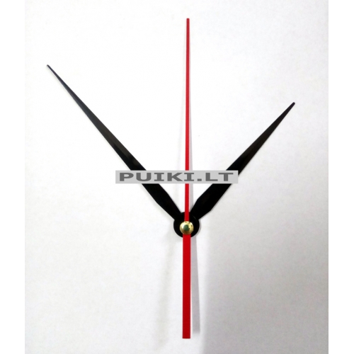 Laikrodžio mechanizmas "Stilingoji juodoji elegancija 3" (10 vnt.)