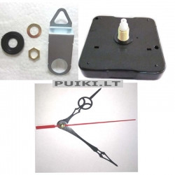 Laikrodžio mechanizmas "Stilingoji juodoji elegancija 4" (10 vnt.)