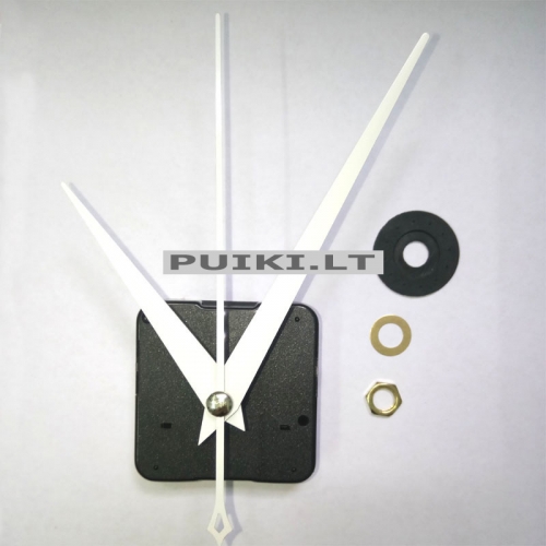 Laikrodžio mechanizmas "Baltosios stilingosios rodyklės 2"