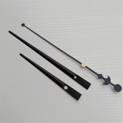 Sieninio laikrodžio rodyklės "Juodieji kardai su alebarda"