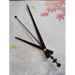 Sieninio laikrodžio rodyklės "Juodieji kardai su alebarda"