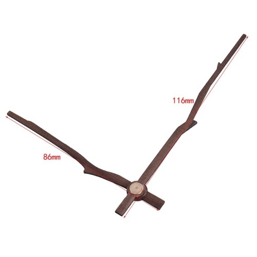 Laikrodžio mechanizmas + medinės rodyklės"Medinė elegancija 10"