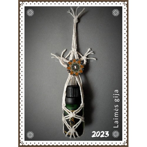 Rankų darbo automobilio gaiviklio, eterinio aliejaus laikiklis