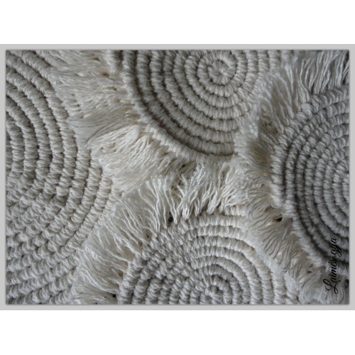 Medvilninių padėklų rinkinys šeimai "Mes už Šeimą", 4 vnt.