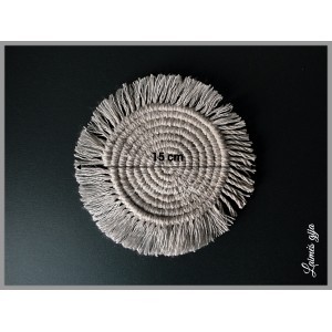 Medvilninių padėklų rinkinys šeimai "Mes už Šeimą", 4 vnt.