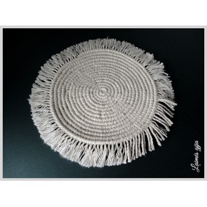 Medvilninių padėklų rinkinys šeimai "Mes už Šeimą", 7 vnt.