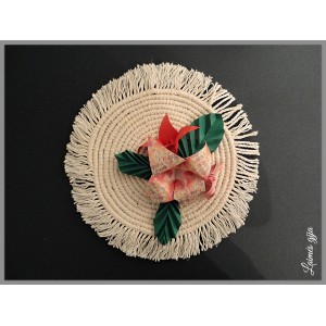 Medvilninių padėklų rinkinys šeimai "Mes už Šeimą", 7 vnt.