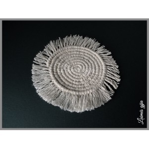 Medvilninis rankų darbo padėkliukas"Pasitinkant pavasį', 15 cm