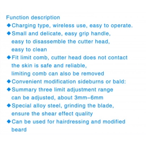 Elektroninė plaukų kirpimo mašinėlė "Rožinė šypsenėlė" (iki 12 mėn, 2W)