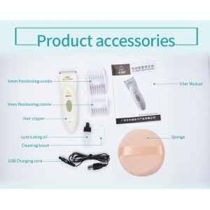 Profesionali elektroninė plaukų kirpimo mašinėlė "Linksmoji Lili" (iki 12 mėn, 50 min, 3W)