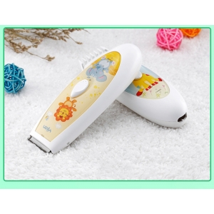 Profesionali elektroninė plaukų kirpimo mašinėlė "Liūtukas ir drambliukas" (6 pozicinų, nepralaidi vandeniui, 60 min)