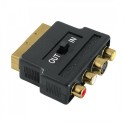 SCART į 3 RCA S-VIDEO jungtis