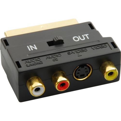 SCART į 3 RCA S-VIDEO jungtis