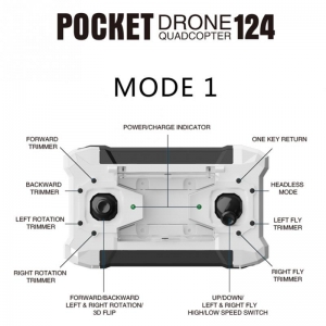 Nuotolinio valdymo skraidyklė "Raudonasis mažylis"