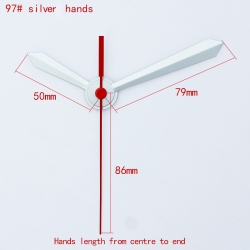 Laikrodžio mechanizmas "Stilingieji sidabriniai kardai"