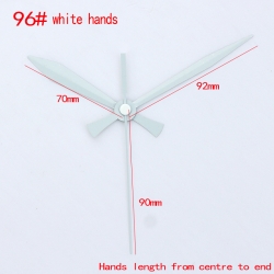 Laikrodžio mechanizmas "Baltosios stilingosios rodyklės 2"