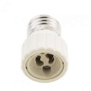 Lempos perėjimas iš E27 į GU10 (baltas)