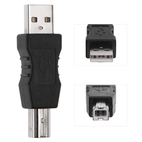 USB 2.0 A-B AM-BM spausdintuvo adapteris