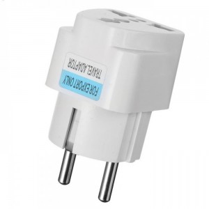 EU į US / UK / AU / EU elektros lizdo perėjimas "Sugrįžau į