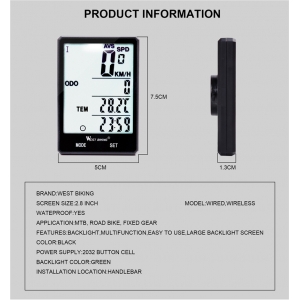 Dviračio kompiuteris "Profesionalas" (wireless)